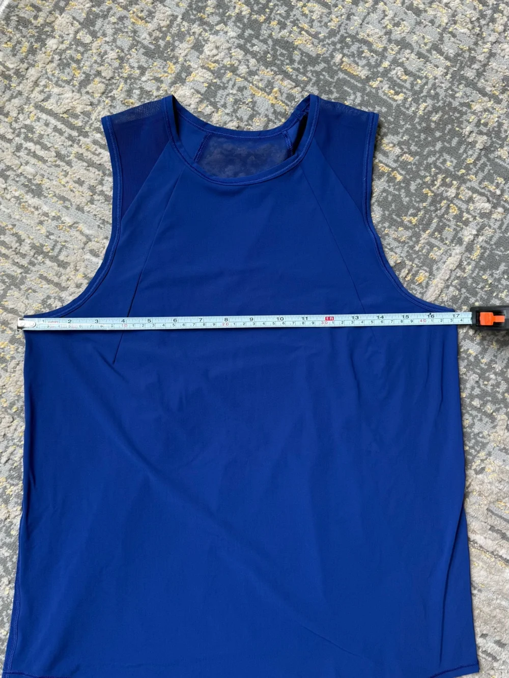Lululemon Sculpt Tank w/mesh and pleated back